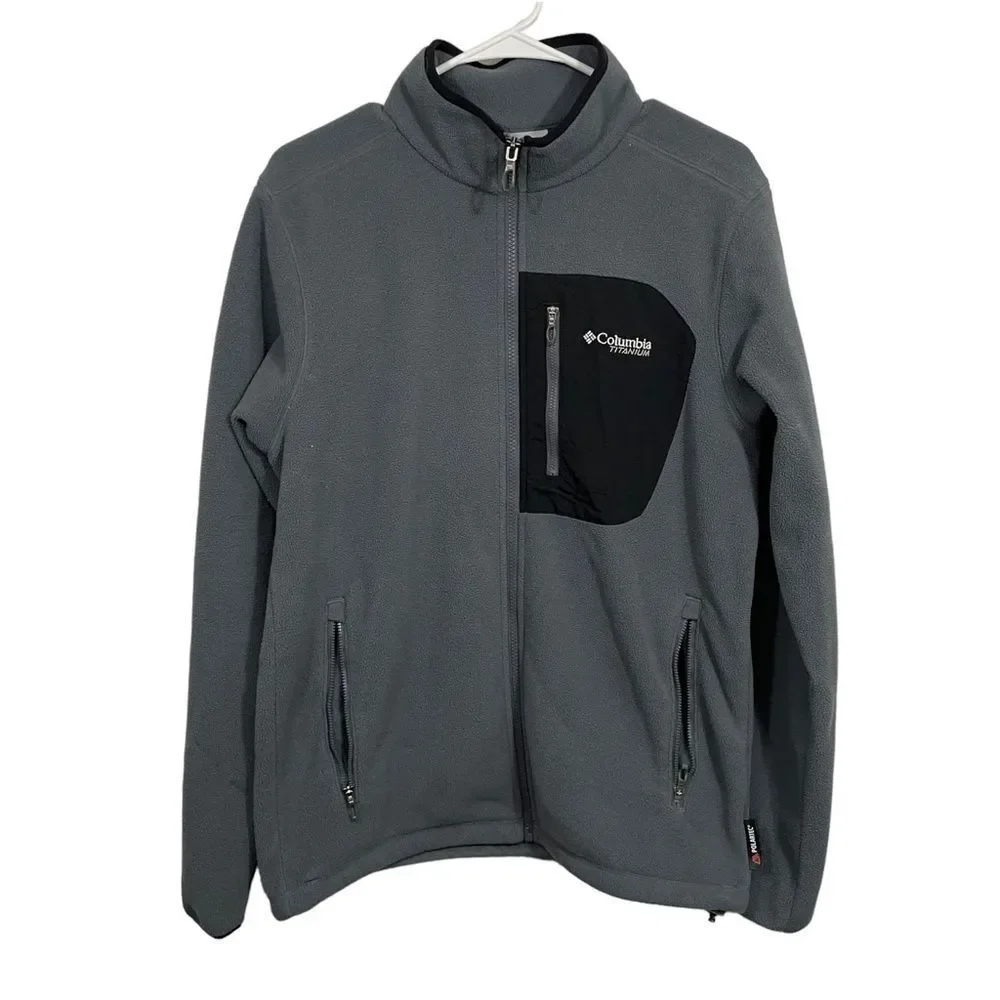 Columbia Titanium Grey Fleece Cold Weather Jacket